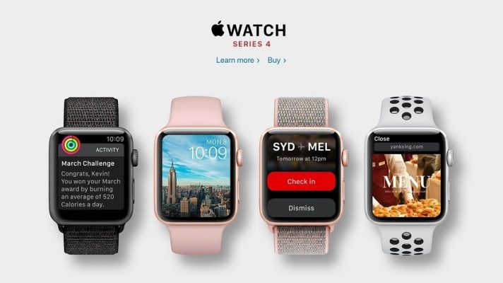 New Apple Watch series 4