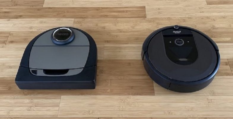 Roomba i7 vs Neato D7 comparison chart in 2020