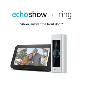 Ring Video Doorbell Pro with Echo Show 5 (Charcoal)