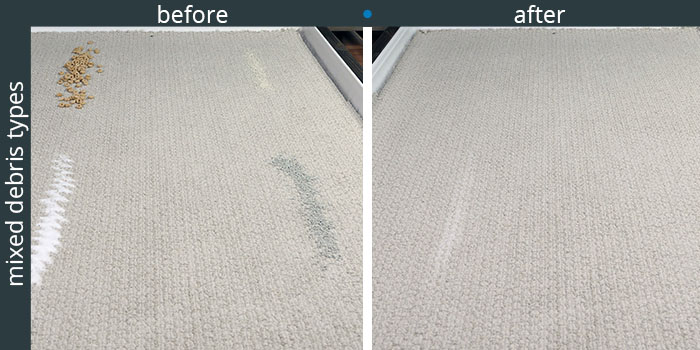 Acum low pile carpet cleaning tests