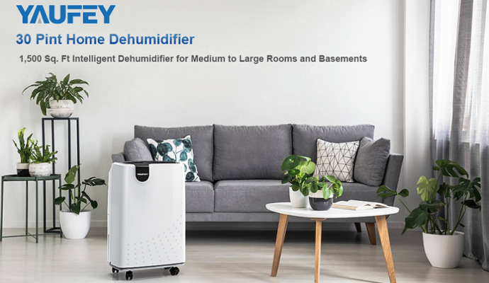 How effective is yaufey 30 pint home dehumidifier (reviews)?