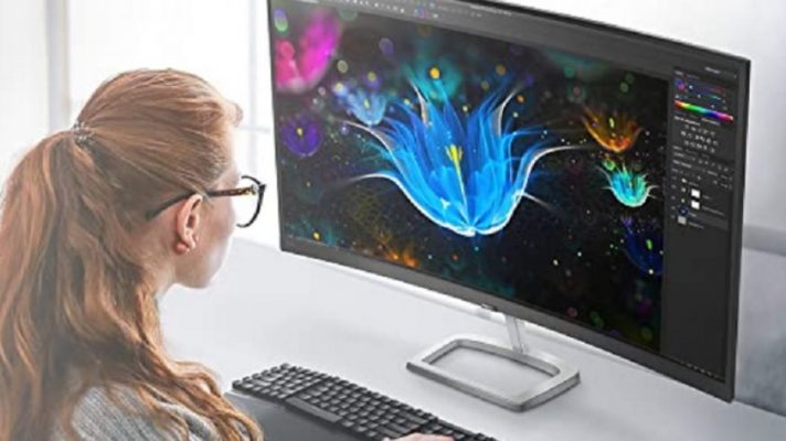 What is good in Philips 328E9QJAB 32″ curved frameless monitor?