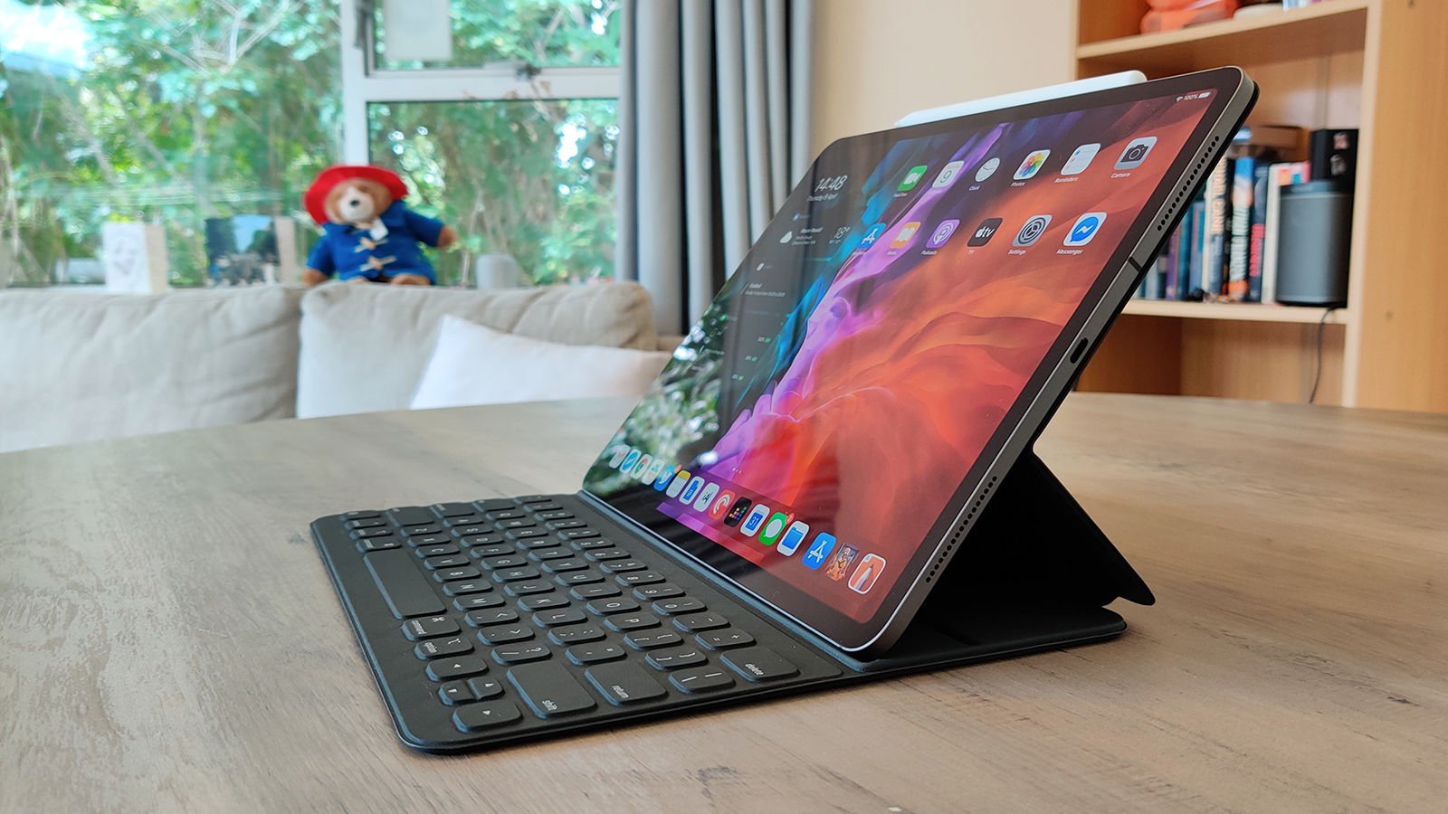 iPad Pro 12.9in (2020) review: Side-on view