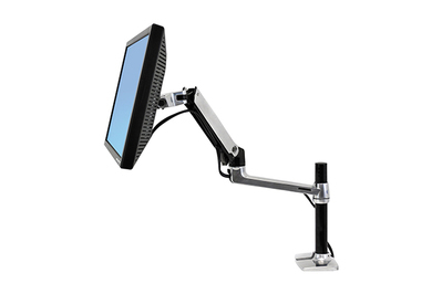 Ergotron LX Desk Monitor Arm, Tall Pole - triple monitor stand 34 inch 