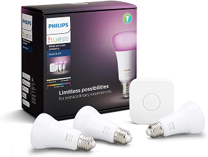 Philips Hue White and Colour Ambiance Starter Kit: Smart Bulb 3x Pack LED [E27 Edison Screw] review