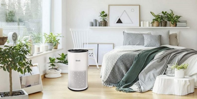 Levoit air purifier for home bedroom with true HEPA filter