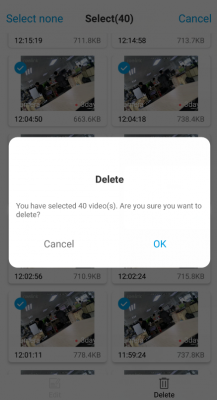 How to delete video on Reolink Argus 2?