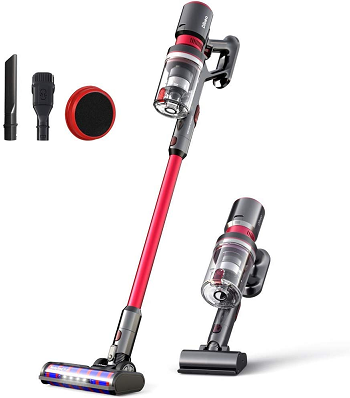 Dibea 25 KPa powerful suction cordless stick vacuum cleaner