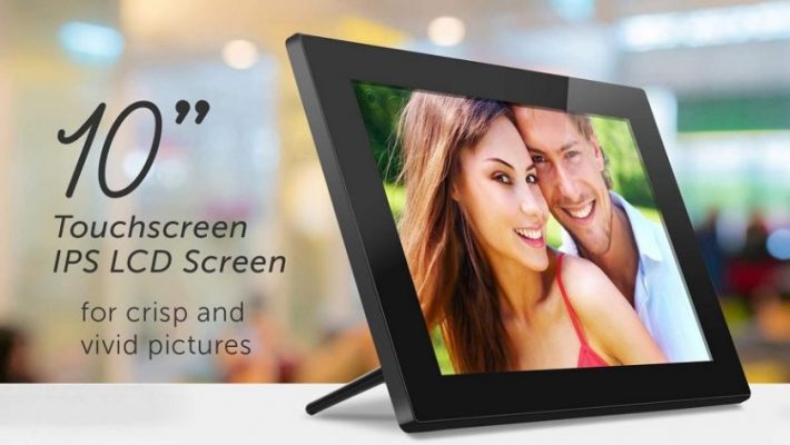 Aluratek 10 inch WiFi digital photo frame