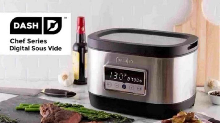 DASH chef series stainless steel sous vide 8.5 quart