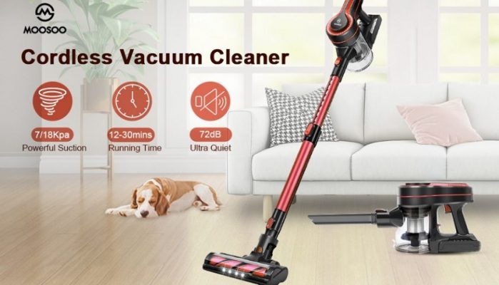 MOOSOO cordless vacuum cleaner 18KPa review