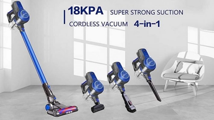 NEQUARE cordless vacuum cleaner 18KPa reviews