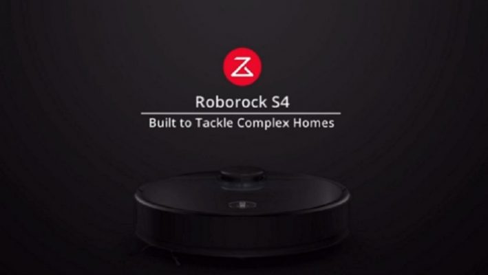 Roborock S4 robot vacuum cleaner with mapping