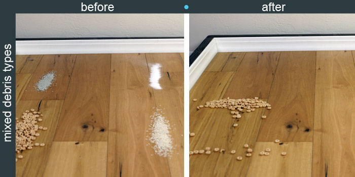 Tineco Pure ONE S12 hardwood floor cleaning tests 
