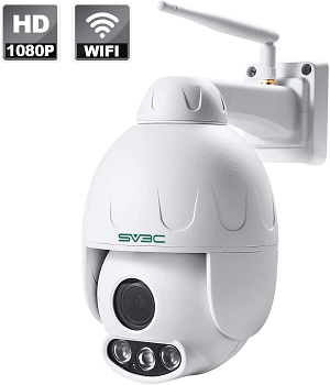 SV3C 1080p outdoor PTZ WiFi security camera pan tilt zoom