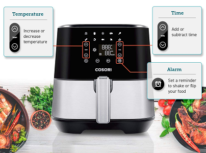 Cosori stainless steel 5.8-quart air fryer CP258-AF review