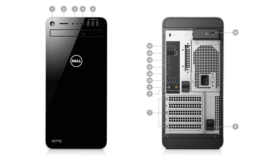 Dell XPS desktop port