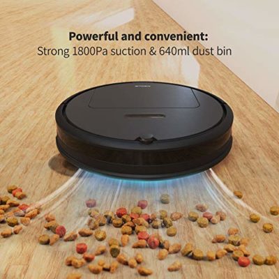 roborock E25 Robot Vacuum Cleaner, Vacuum and Mop Robotic Vacuum Cleaner, 1800Pa Strong Suction, App Control, Route Planning for Pet Hair, Hard Floor, Carpet