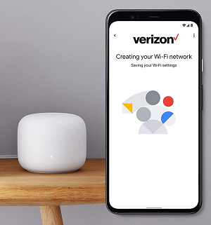 Google Nest WiFi setup with Verizon FIOS