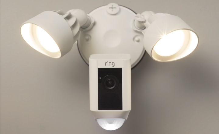 ring flood light walmart black