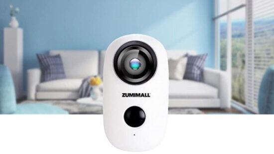 ZUMIMALL wireless rechargeable battery powered WiFi camera review