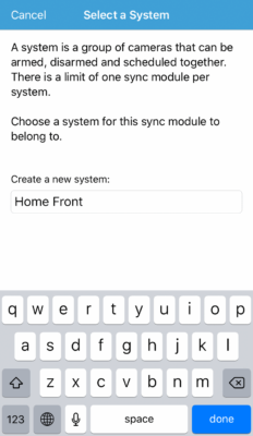 Select or create a System